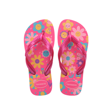 Kids Flores Flip Flops