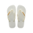 Top Logo Metallic Flip Flops