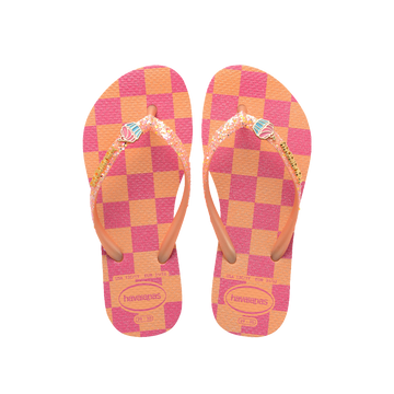 Kids Slim Glitter Trendy Flip Flops