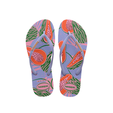 Slim Summer Fruits Flip Flops