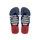 Wte/Navy/Red Apache