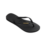 Slim Logo Metallic Flip Flops - Havaianas Singapore