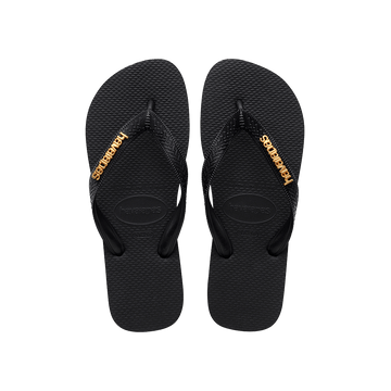 Top Logo Metallic Flip Flops - Havaianas Singapore