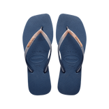 Slim Square Glitter Flip Flops