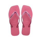 Slim Square Glitter Flip Flops