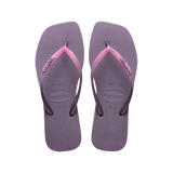Slim Square Glitter Flip Flops