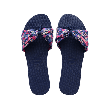 You Slide Trop Print Sandals