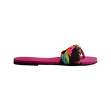 You Slide Trop Print Sandals