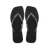 Slim Square Logo Metallic Flip Flops