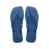 Slim Square Logo Metallic Flip Flops