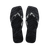 Slim Square Velvet Flip Flops