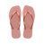 Slim Square Solid Flip Flops